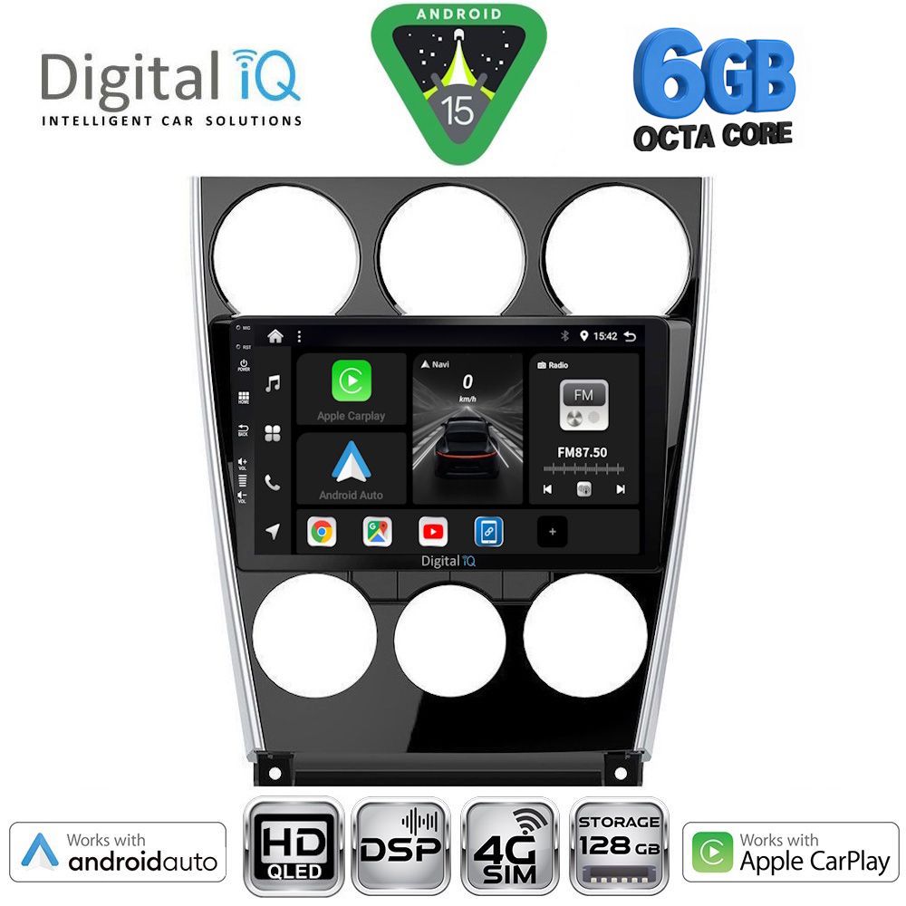 Βλησαρούλης Car Center - DIGITAL IQ BXF 17375_CPAA (9inc) MULTIMEDIA TABLET for MAZDA 6 (FACELIFT) mod. 2005-2008