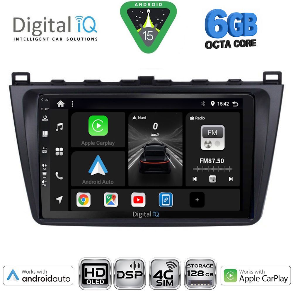Βλησαρούλης Car Center - DIGITAL IQ BXF 17377_CPAA (9inc) MULTIMEDIA TABLET for MAZDA 6 mod. 2008-2012