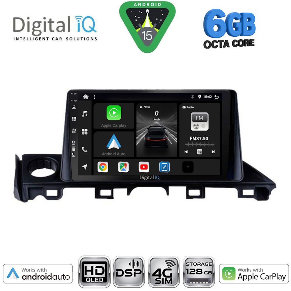 Βλησαρούλης Car Center - DIGITAL IQ BXF 17379_CPAA (9inc) MULTIMEDIA TABLET for MAZDA 6 mod. 2017-2020