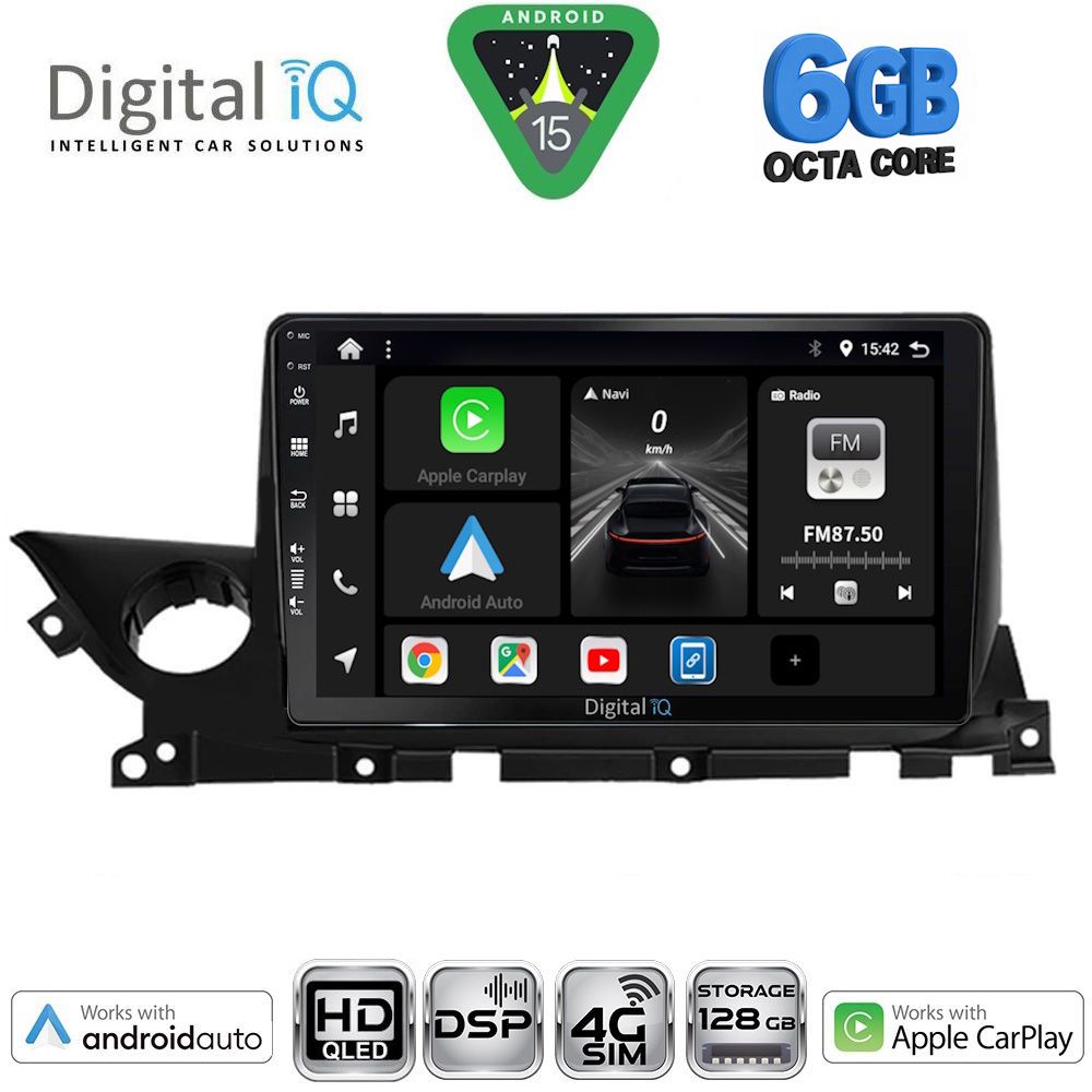 Βλησαρούλης Car Center - DIGITAL IQ BXF 17379B_CPAA (9inc) MULTIMEDIA TABLET for MAZDA 6 mod. 2021-2026