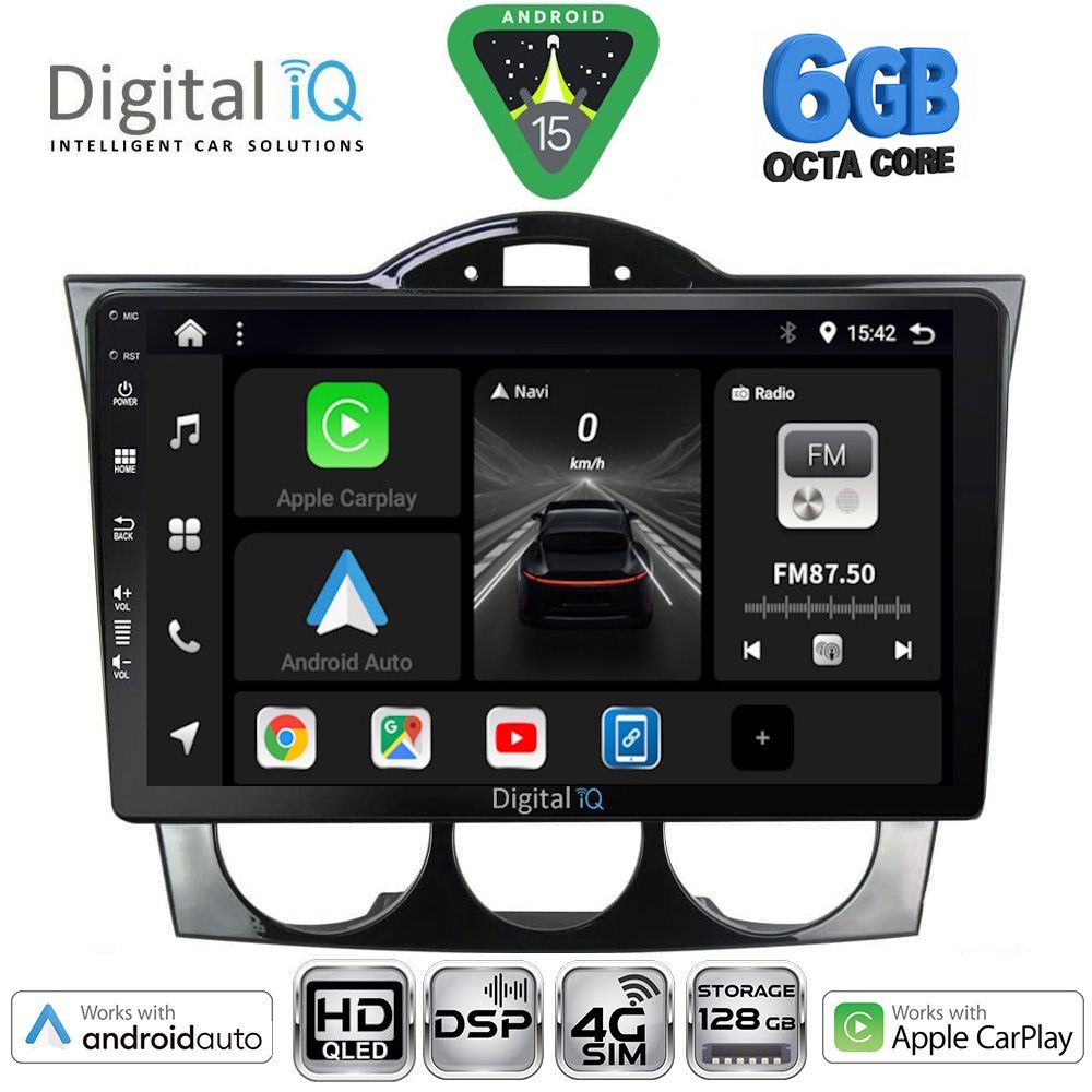 Βλησαρούλης Car Center - DIGITAL IQ BXF 17394_CPAA (9inc) MULTIMEDIA TABLET for MAZDA RX8 mod. 2001-2008