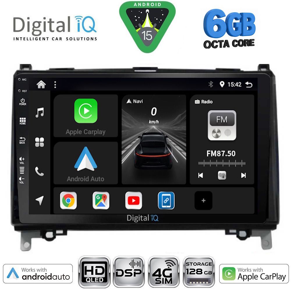 Βλησαρούλης Car Center - DIGITAL IQ BXF 17400_CPAA (9inc) MULTIMEDIA TABLET for MERCEDES A – B -SPRINTER – VITO mod. 2007-2019