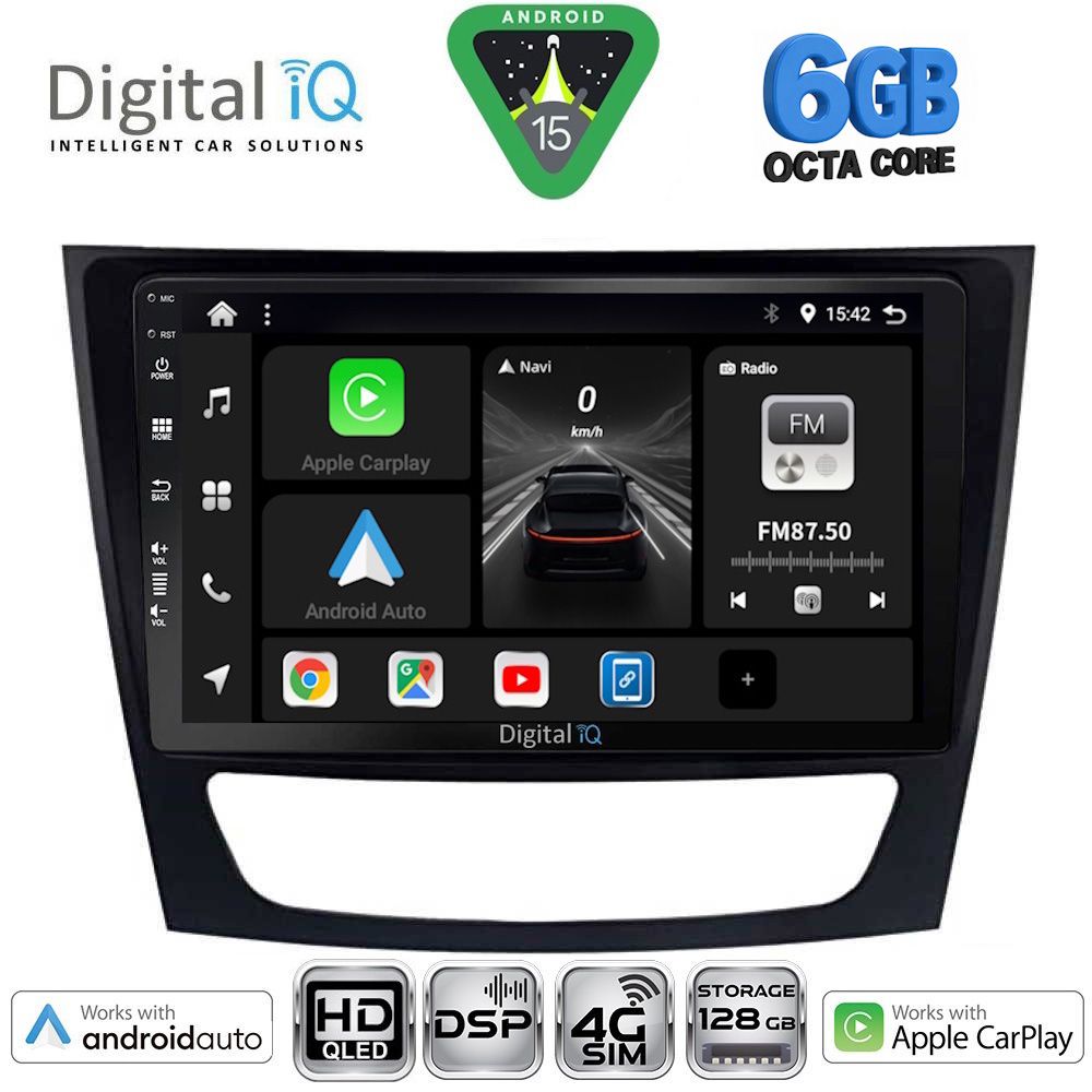 Βλησαρούλης Car Center - DIGITAL IQ BXF 17408_CPAA (9inc) MULTIMEDIA TABLET for MERCEDES E (W211) – CLS (W219) mod. 2003-2009
