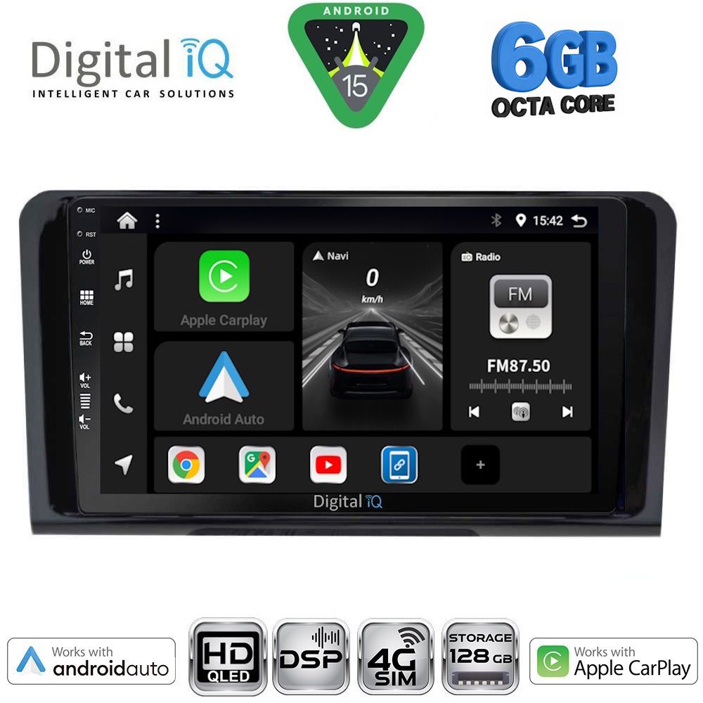 Βλησαρούλης Car Center - DIGITAL IQ BXF 17414_CPAA (9inc) MULTIMEDIA TABLET for MERCEDES ML (W164) – GL (X164) mod. 2005-2011