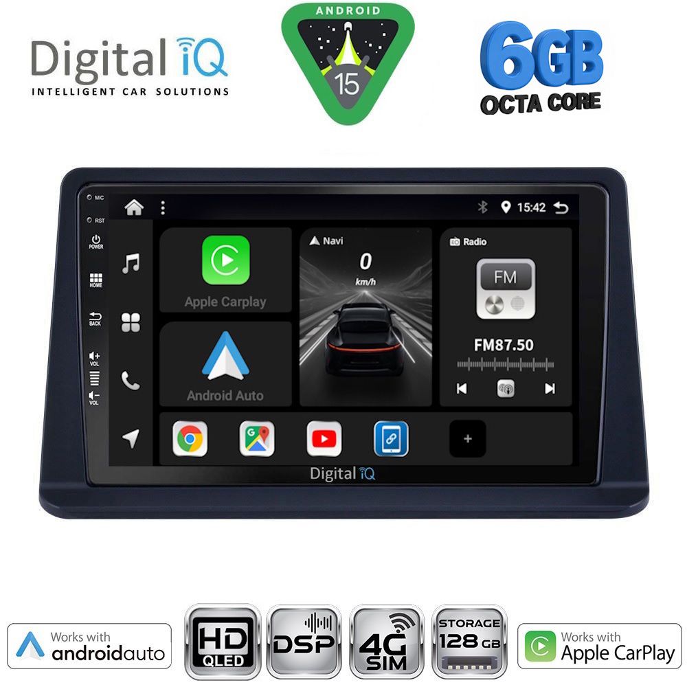 Βλησαρούλης Car Center - DIGITAL IQ BXF 17445_CPAA (9inc) MULTIMEDIA TABLET for MITSUBISHI PAJERO mod. 1999-2006