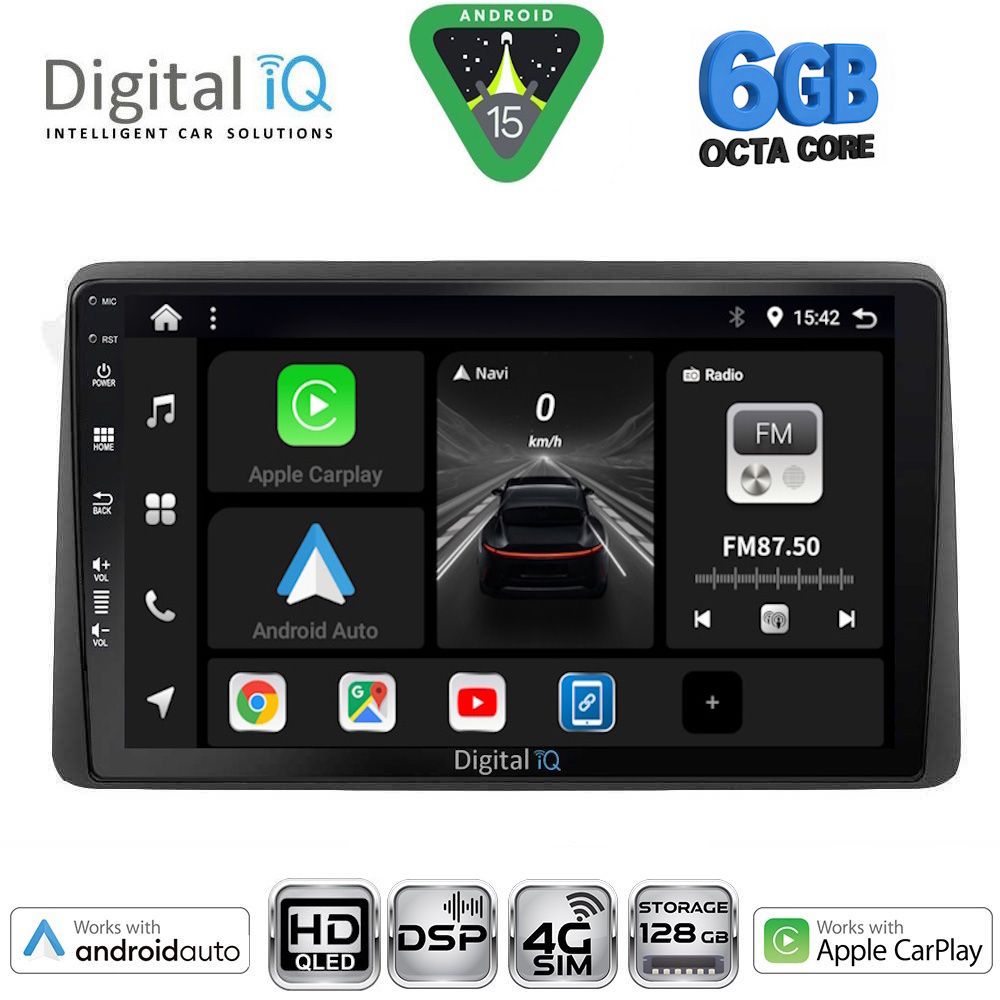 Βλησαρούλης Car Center - DIGITAL IQ BXF 17450_CPAA (10inc) MULTIMEDIA TABLET for NISSAN NAVARA D22 mod. 1998-2004