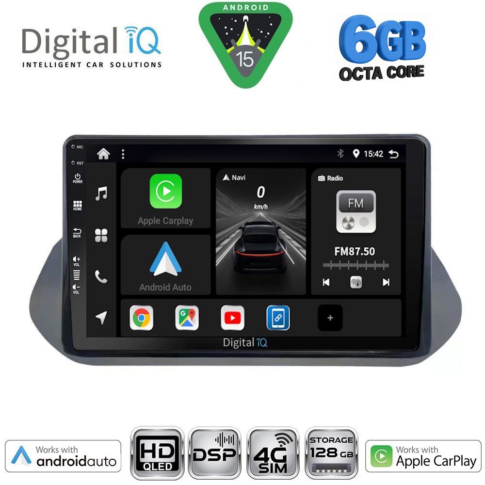 Βλησαρούλης Car Center - DIGITAL IQ BXF 17469_CPAA (10inc) MULTIMEDIA TABLET for NISSAN QASHQAI mod. 2021-2024