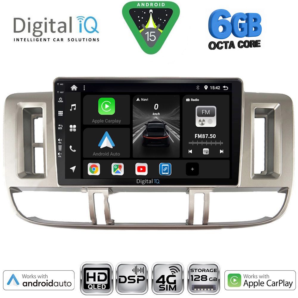 Βλησαρούλης Car Center - DIGITAL IQ BXF 17474_CPAA (9inc) MULTIMEDIA TABLET for NISSAN XTRAIL mod. 2000-2004