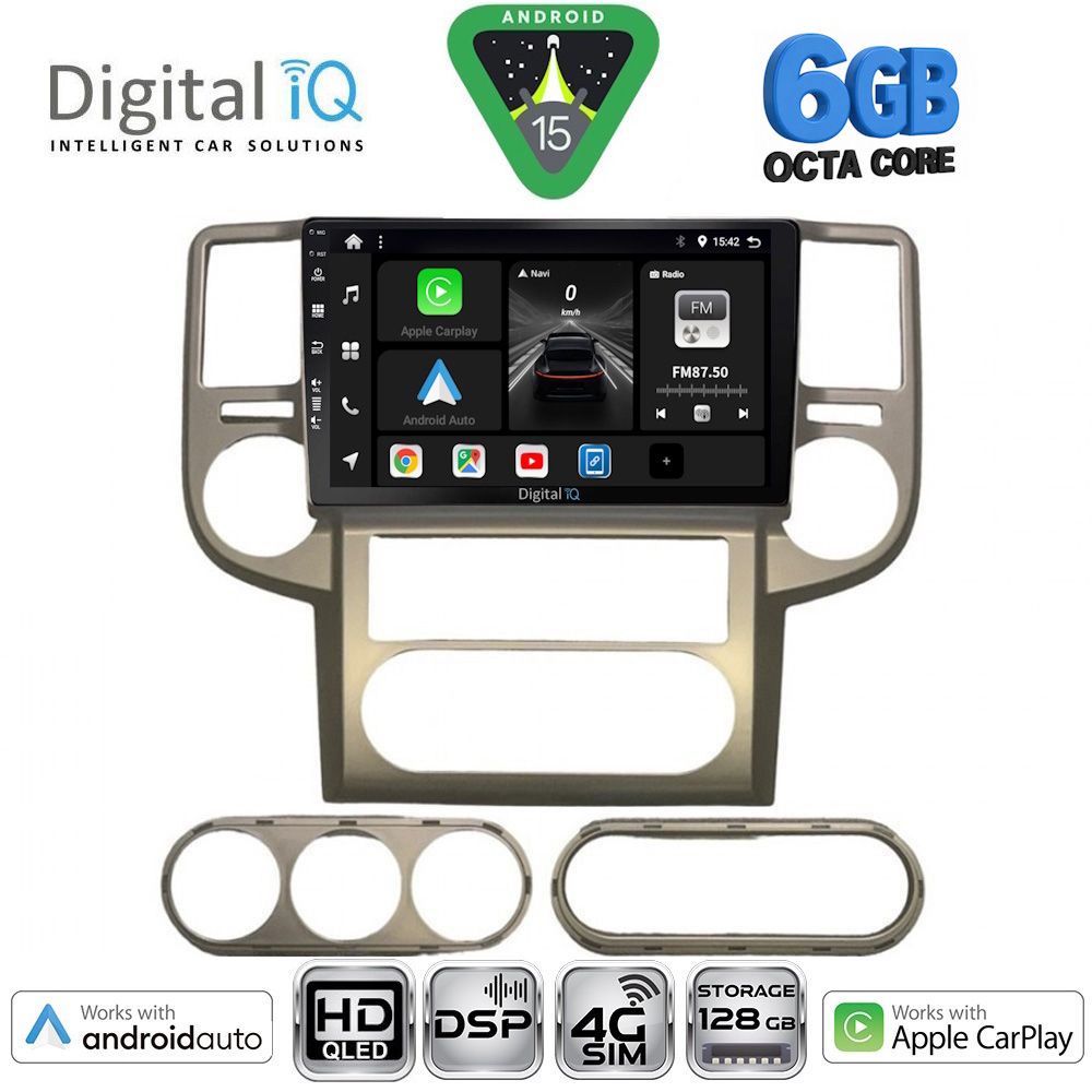 Βλησαρούλης Car Center - DIGITAL IQ BXF 17475_CPAA (10inc) MULTIMEDIA TABLET for NISSAN XTRAIL mod. 2004-2007