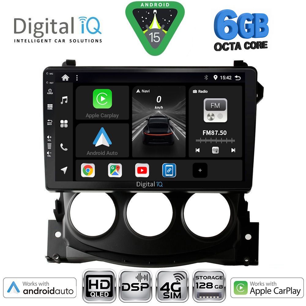 Βλησαρούλης Car Center - DIGITAL IQ BXF 17479_CPAA (9inc) MULTIMEDIA TABLET for NISSAN 370Z mod. 2009-2012