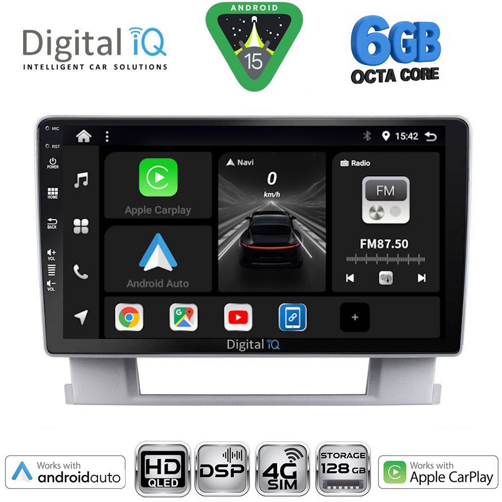 Βλησαρούλης Car Center - DIGITAL IQ BXF 17482_CPAA (9inc) MULTIMEDIA TABLET for OPEL ASTRA J mod. 2010-2016
