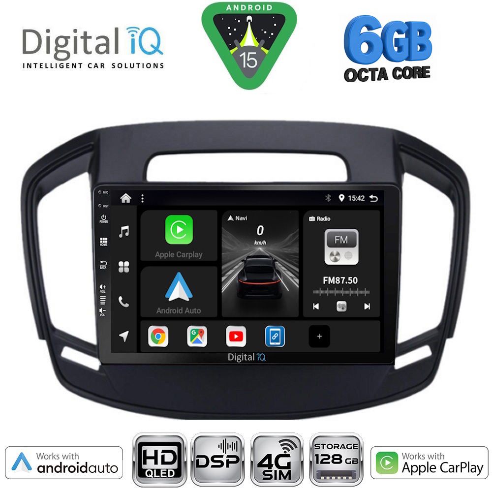 Βλησαρούλης Car Center - DIGITAL IQ BXF 17492_CPAA (9inc) MULTIMEDIA TABLET for OPEL INSIGNIA mod. 2014-2017