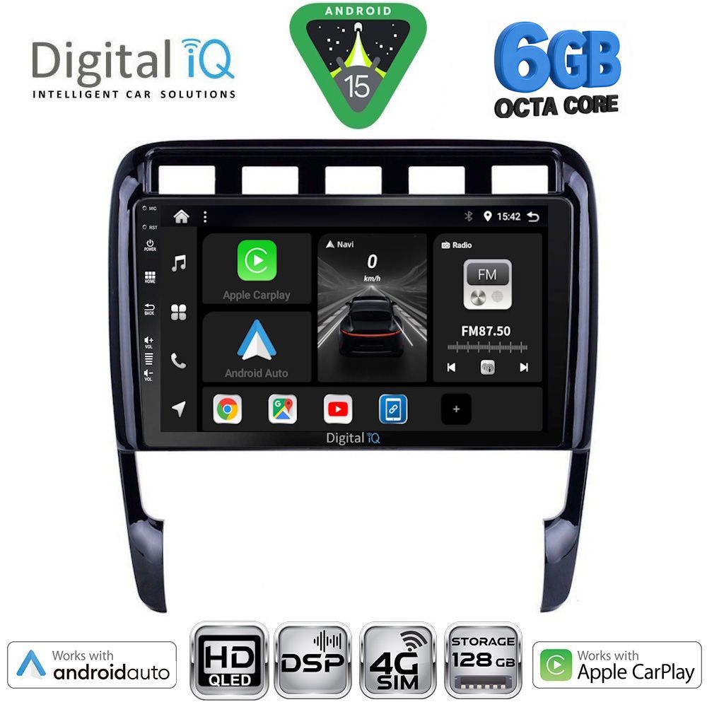 Βλησαρούλης Car Center - DIGITAL IQ BXF 17535_CPAA (9inc) MULTIMEDIA TABLET for PORSCHE CAYENNE mod. 2002-2011
