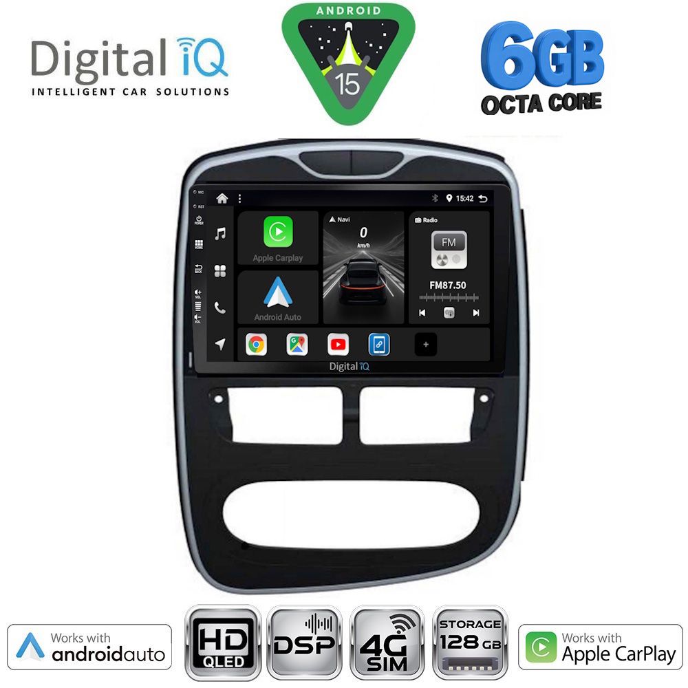 Βλησαρούλης Car Center - DIGITAL IQ BXF 17544_CPAA (10inc) MULTIMEDIA TABLET for RENAULT CLIO mod. 2012-2015