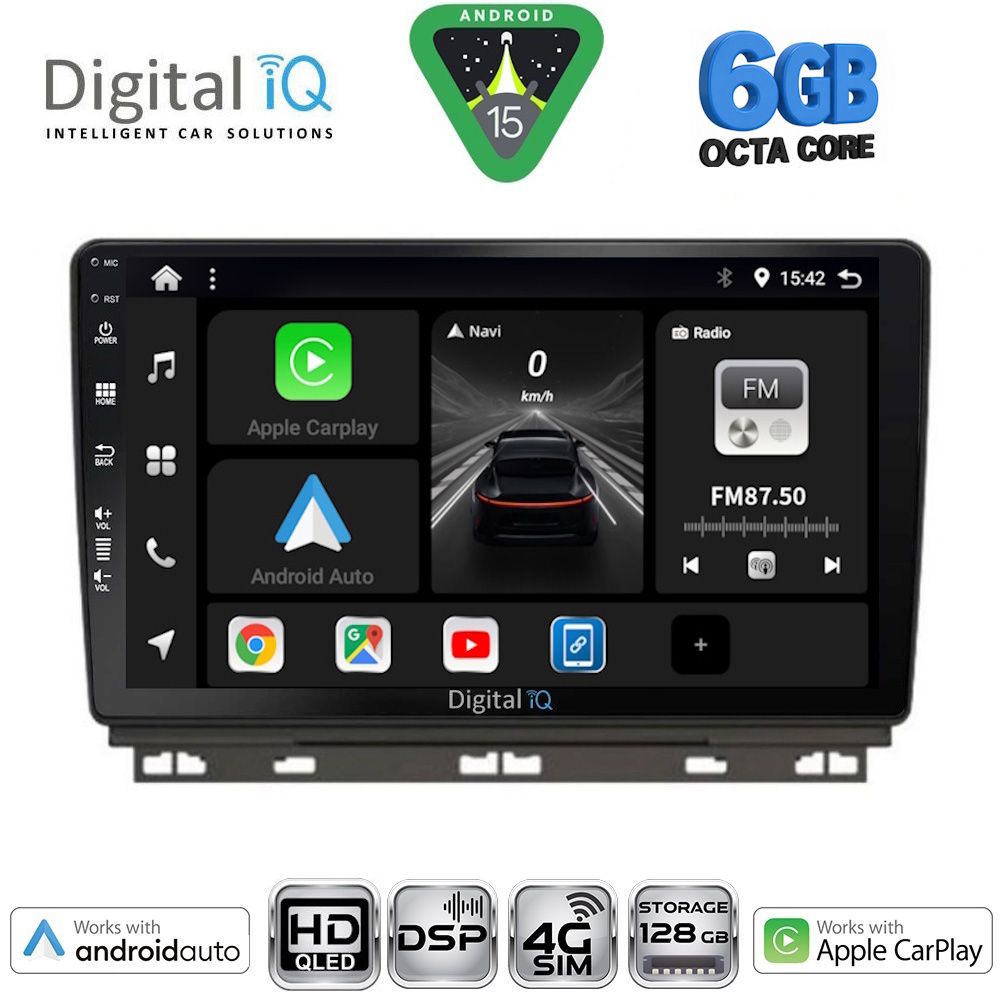 Βλησαρούλης Car Center - DIGITAL IQ BXF 17546_CPAA (9inc) MULTIMEDIA TABLET for RENAULT CLIO - CAPTUR mod. 2019-2026