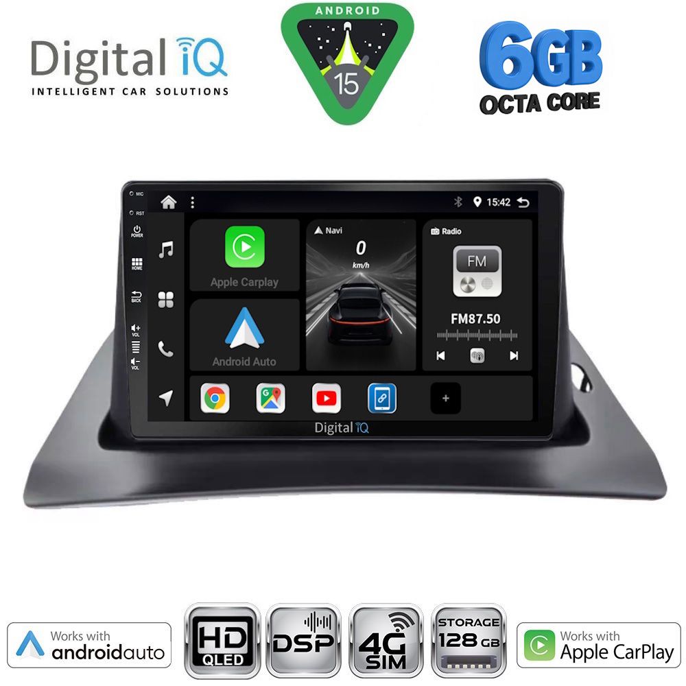 Βλησαρούλης Car Center - DIGITAL IQ BXF 17550_CPAA (9inc) MULTIMEDIA TABLET for RENAULT KANGOO mod. 2010-2021