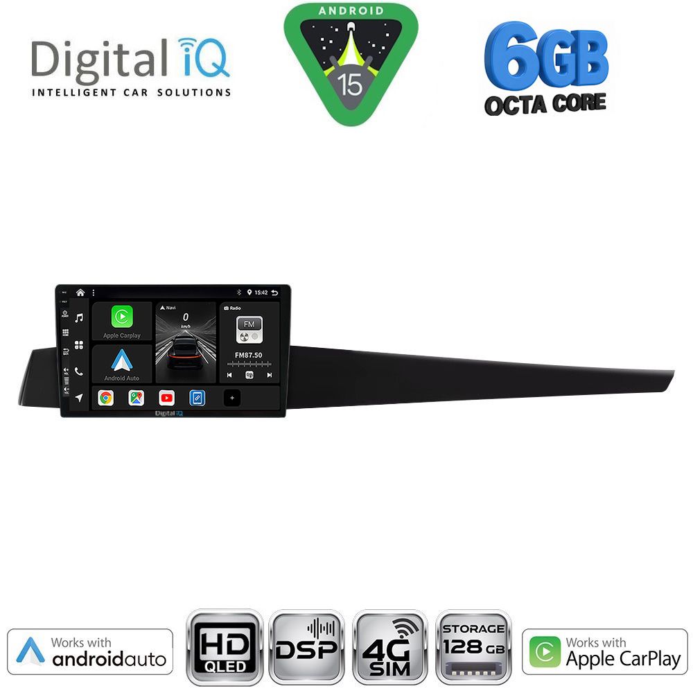 Βλησαρούλης Car Center - DIGITAL IQ BXF 17552_CPAA (10inc) MULTIMEDIA TABLET for RENAULT LAGUNA mod. 2007-2015