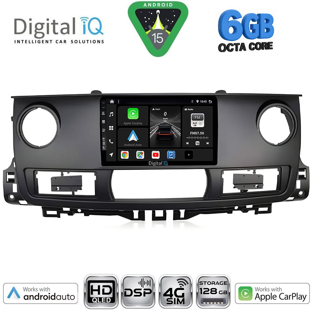 Βλησαρούλης Car Center - DIGITAL IQ BXF 17554_CPAA (9inc) MULTIMEDIA TABLET for RENAULT MASTER mod. 2003-2010