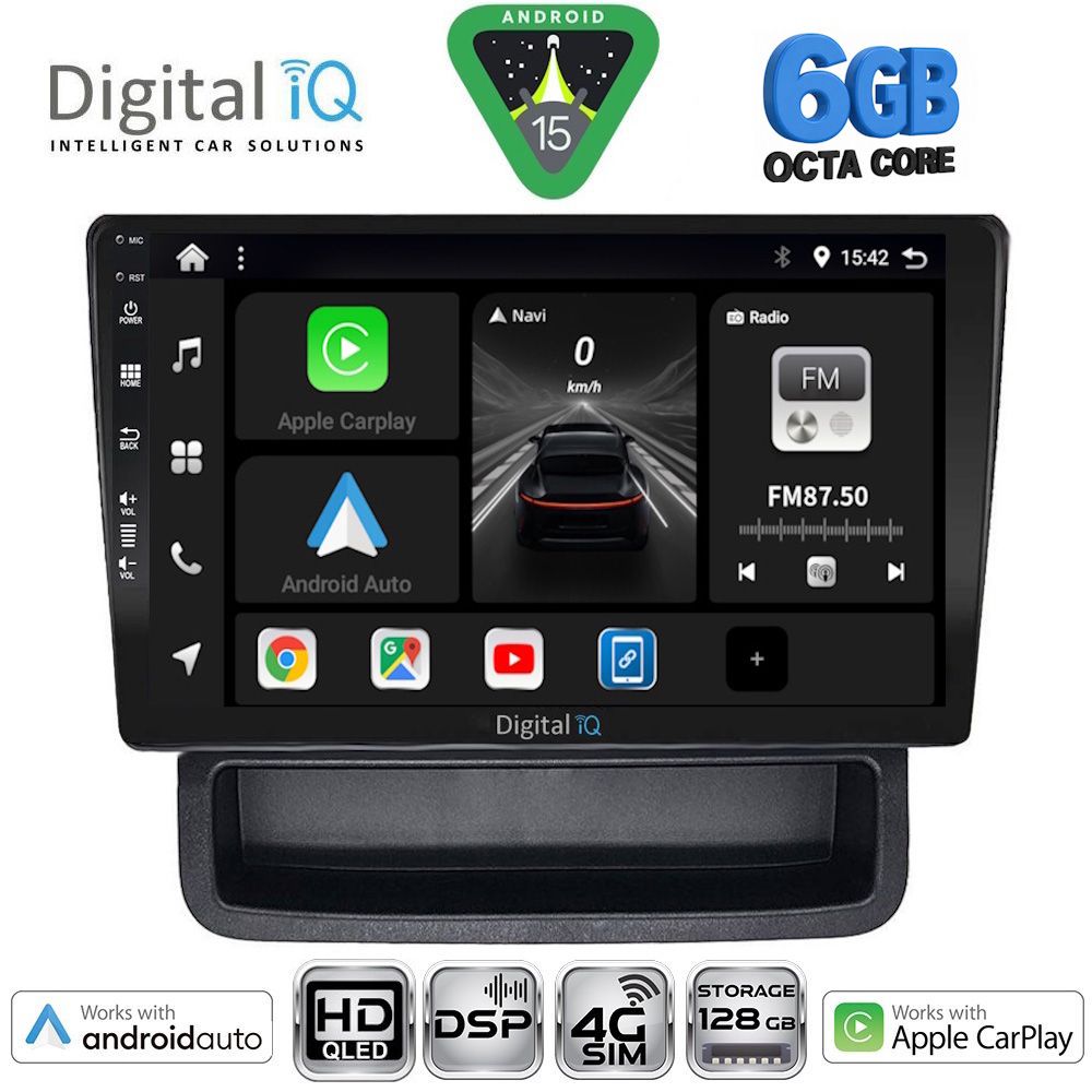 Βλησαρούλης Car Center - DIGITAL IQ BXF 17559_CPAA (10inc) MULTIMEDIA TABLET for OPEL VIVARO – RENAULT TRAFIC - NISSAN PRIMASTAR mod. 2004-2015