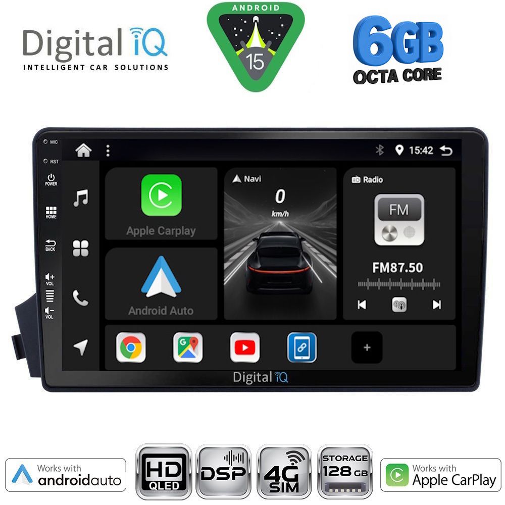 Βλησαρούλης Car Center - DIGITAL IQ BXF 17650_CPAA (9inc) MULTIMEDIA TABLET for SSANGYONG ACTYON - KYRON mod. 2006-2015