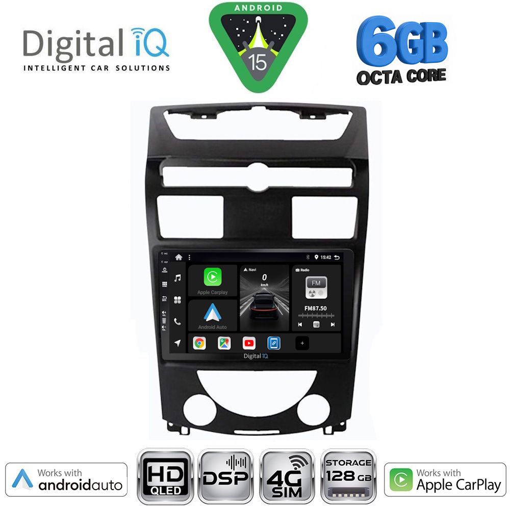 Βλησαρούλης Car Center - DIGITAL IQ BXF 17657_CPAA (10inc) MULTIMEDIA TABLET for SSANGYONG REXTON mod. 2006-2015