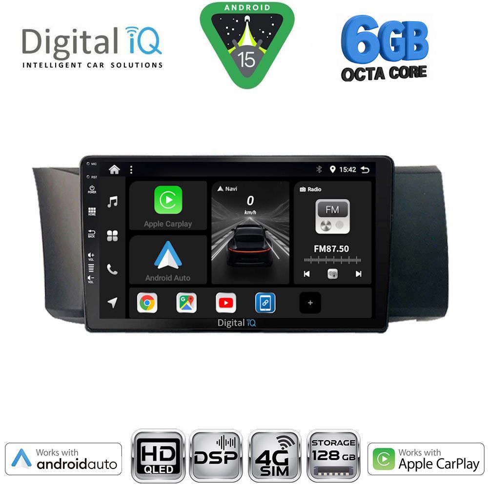 Βλησαρούλης Car Center - DIGITAL IQ BXF 17669_CPAA (9inc) MULTIMEDIA TABLET for TOYOTA GT86 - SUBARU BRZ mod. 2012-2026