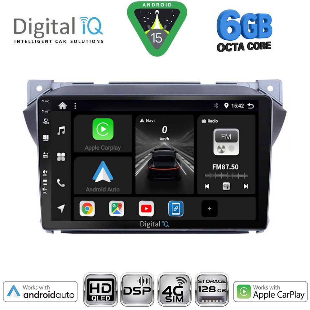 Βλησαρούλης Car Center - DIGITAL IQ BXF 17670_CPAA (9inc) MULTIMEDIA TABLET for SUZUKI ALTO - NISSAN PIXO 2009-2014