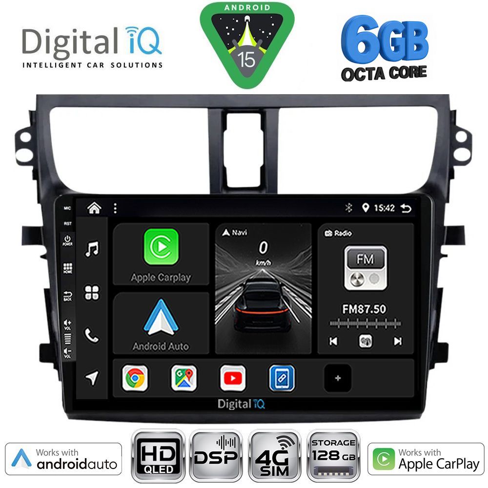 Βλησαρούλης Car Center - DIGITAL IQ BXF 17674_CPAA (9inc) MULTIMEDIA TABLET for SUZUKI CELERIO mod. 2015-2021