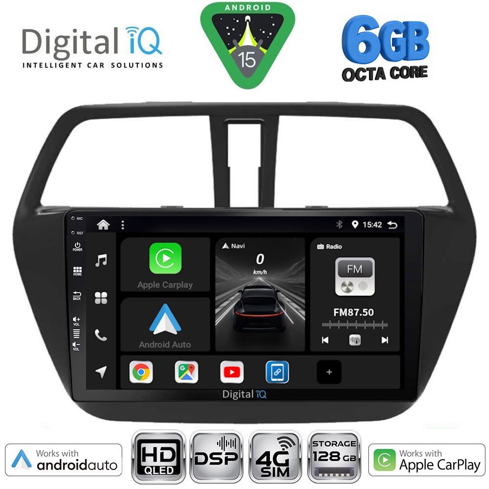 Βλησαρούλης Car Center - DIGITAL IQ BXF 17689_CPAA (9inc) MULTIMEDIA TABLET for SUZUKI SX4 S-CROSS mod. 2014-2021