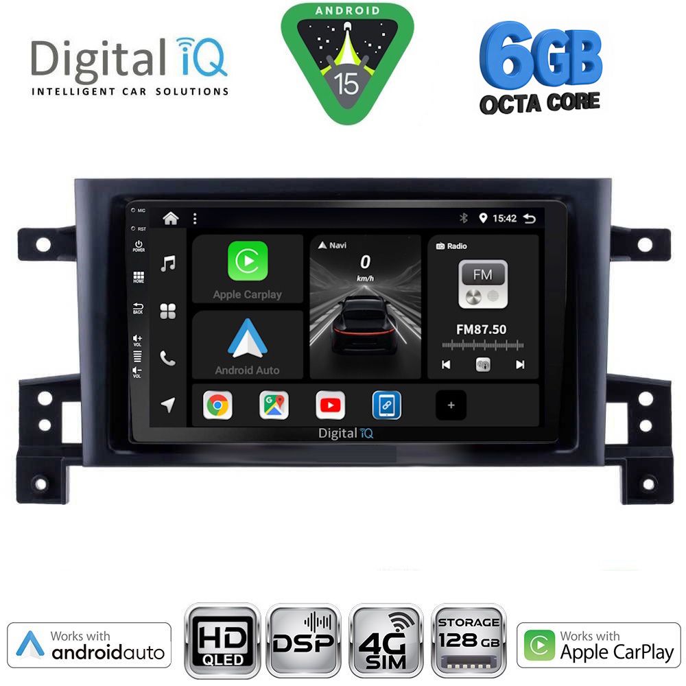 Βλησαρούλης Car Center - DIGITAL IQ BXF 17696_CPAA (9inc) MULTIMEDIA TABLET for SUZUKI GRAND VITARA mod. 2005-2015