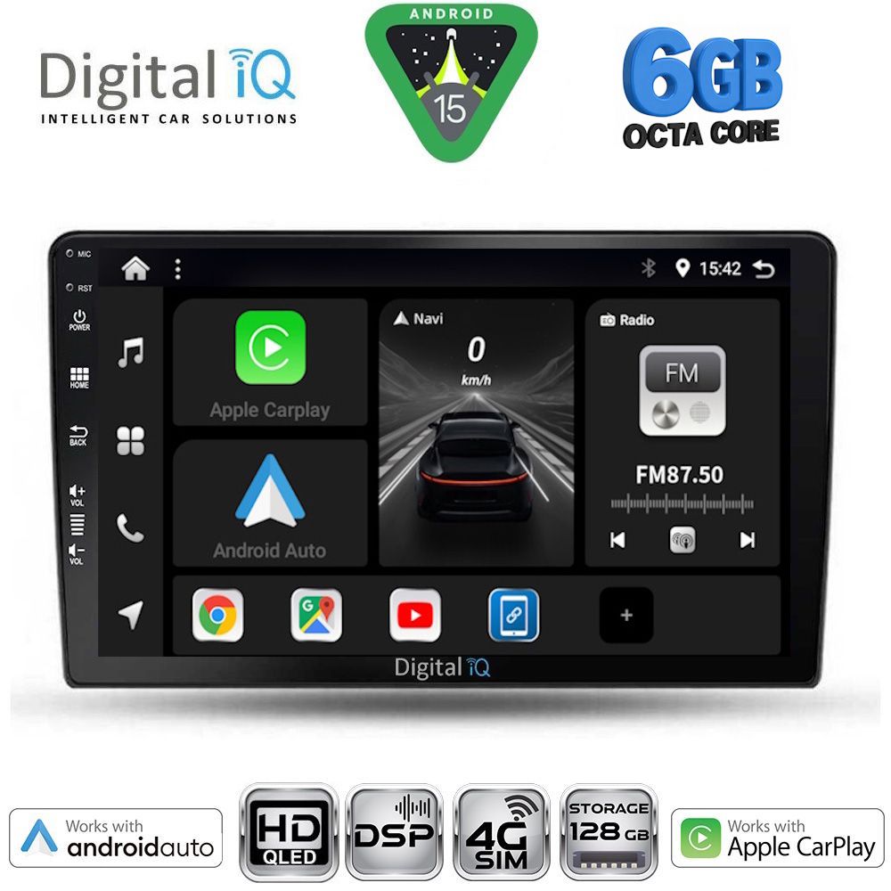 Βλησαρούλης Car Center - DIGITAL IQ BXF 17711A_CPAA (9inc) MULTIMEDIA TABLET for TOYOTA COROLLA VERSO mod. 2000-2004