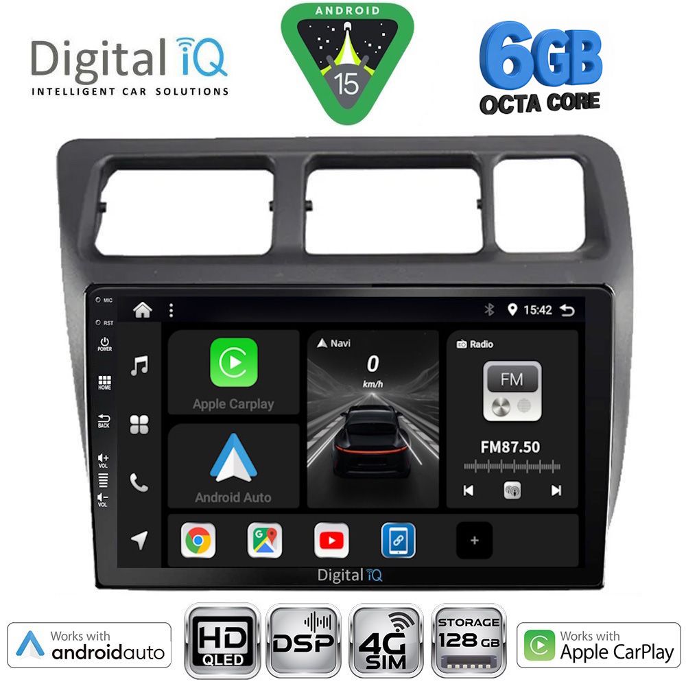 Βλησαρούλης Car Center - DIGITAL IQ BXF 17710_CPAA (9inc) MULTIMEDIA TABLET for TOYOTA COROLLA mod. 1992-1997