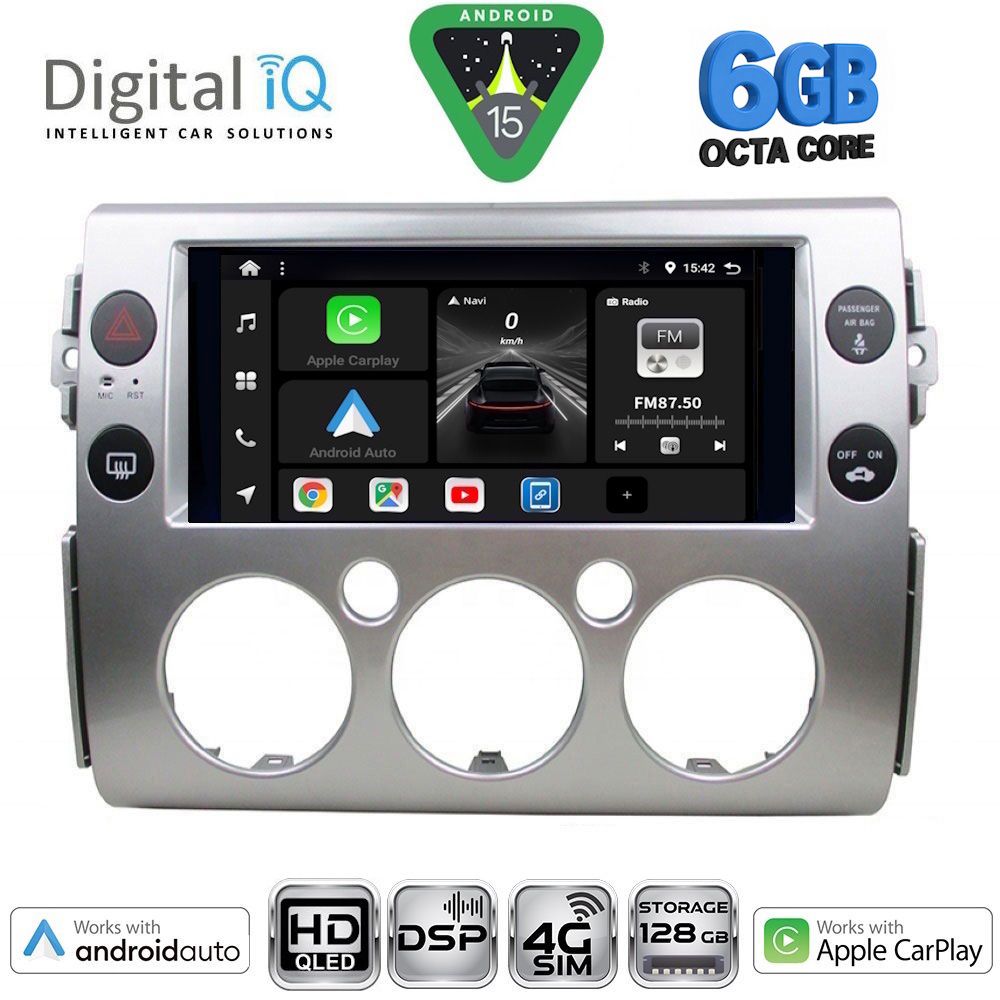 Βλησαρούλης Car Center - DIGITAL IQ BXF 17717_CPAA (9inc) MULTIMEDIA TABLET for TOYOTA FJ CRUISER mod. 2007-2013