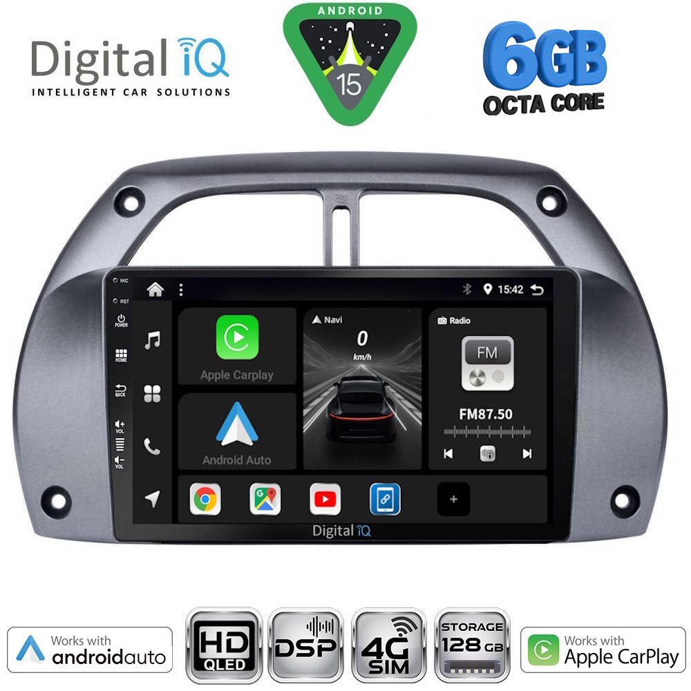Βλησαρούλης Car Center - DIGITAL IQ BXF 17730_CPAA A/C (9inc) MULTIMEDIA TABLET for TOYOTA RAV 4 mod. 2000-2006