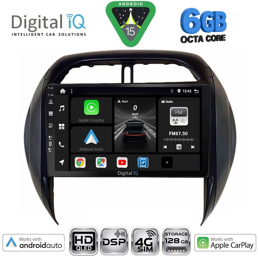 Βλησαρούλης Car Center - DIGITAL IQ BXF 17730_CPAA CLIMA (9inc) MULTIMEDIA TABLET for TOYOTA RAV 4 mod. 2000-2006