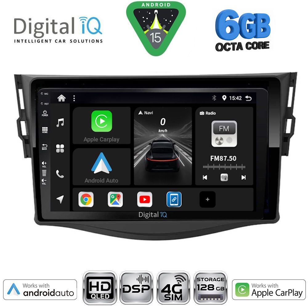 Βλησαρούλης Car Center - DIGITAL IQ BXF 17731_CPAA (9inc) MULTIMEDIA TABLET for TOYOTA RAV 4 mod. 2006-2012
