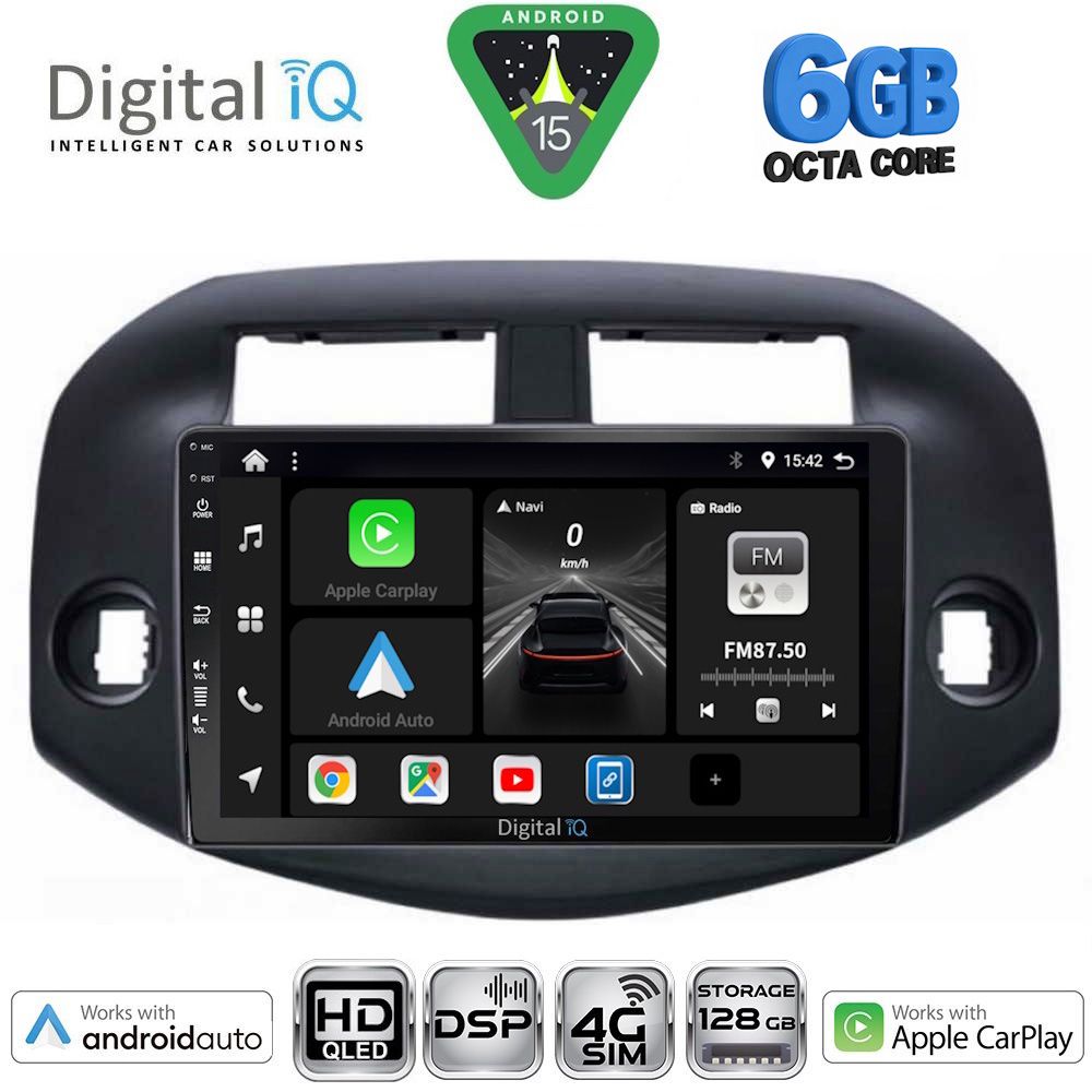 Βλησαρούλης Car Center - DIGITAL IQ BXF 17732_CPAA (10inc) MULTIMEDIA TABLET for TOYOTA RAV 4 mod. 2006-2012