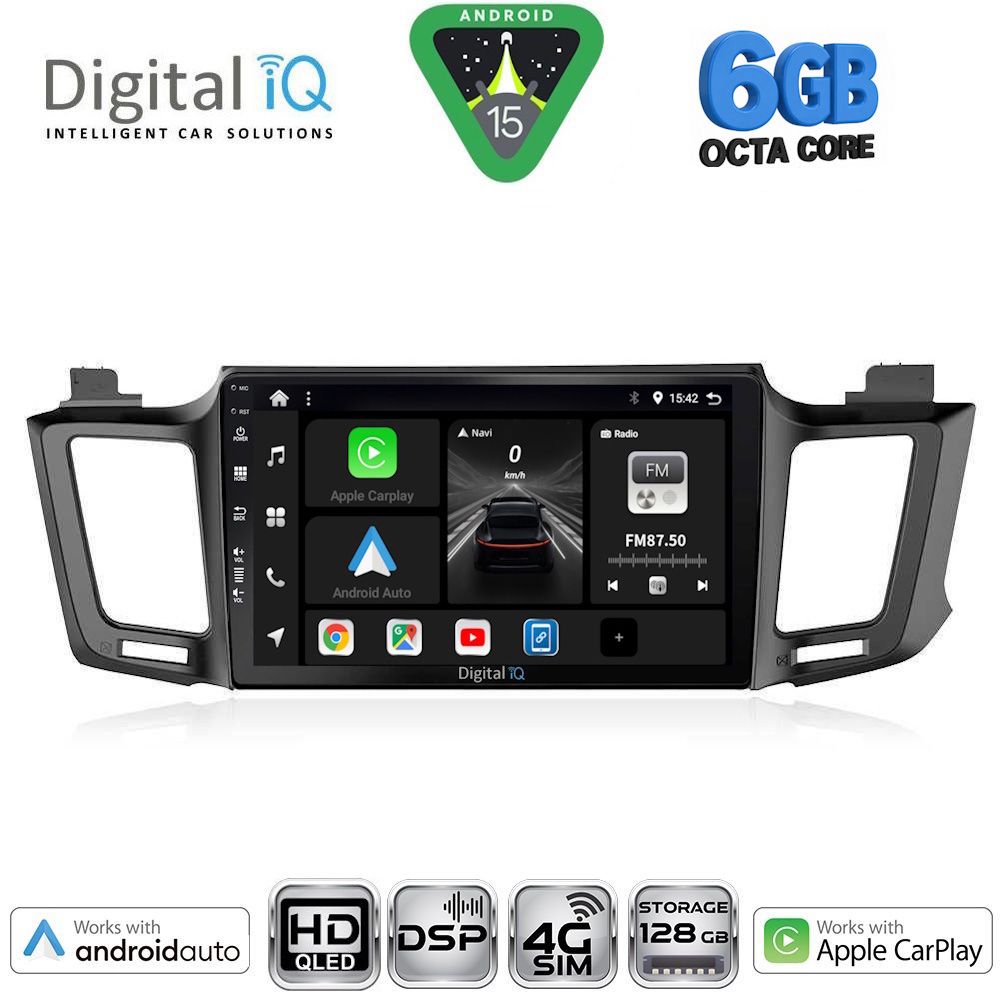 Βλησαρούλης Car Center - DIGITAL IQ BXF 17733_CPAA (10inc) MULTIMEDIA TABLET for TOYOTA RAV 4 mod. 2013-2019