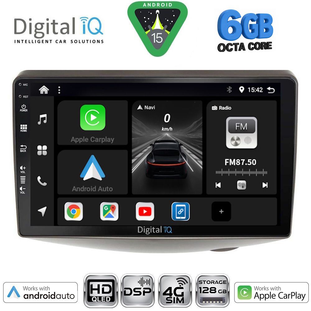 Βλησαρούλης Car Center - DIGITAL IQ BXF 17735_CPAA DASH (9inc) MULTIMEDIA TABLET for TOYOTA YARIS mod. 1999-2006