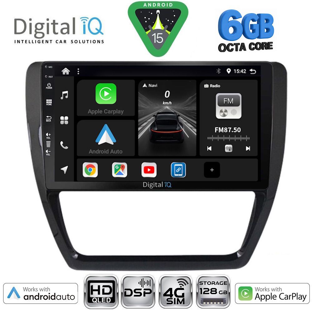 Βλησαρούλης Car Center - DIGITAL IQ BXF 17741_CPAA (10inc) MULTIMEDIA TABLET for VW JETTA mod. 2010-2016