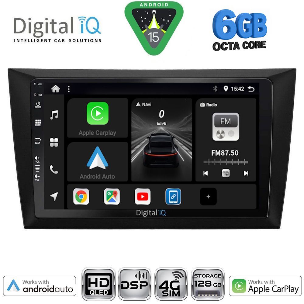Βλησαρούλης Car Center - DIGITAL IQ BXF 17746_CPAA (9inc) MULTIMEDIA TABLET for GOLF 6 mod. 2009-2012