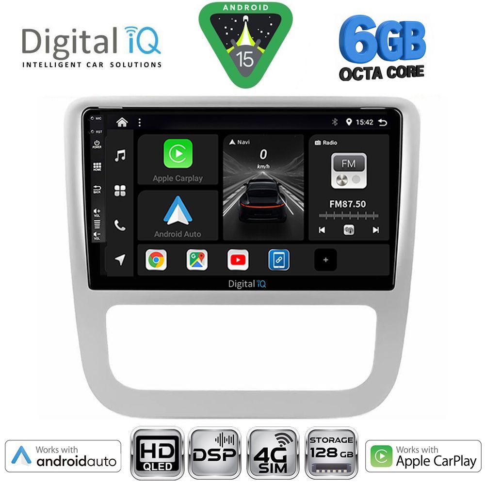 Βλησαρούλης Car Center - DIGITAL IQ BXF 17751_CPAA CLIMA (9inc) MULTIMEDIA TABLET for VW EOS mod. 2006-2016 - SCIROCCO mod. 2011-2014