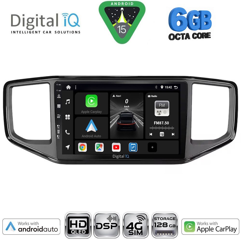 Βλησαρούλης Car Center - DIGITAL IQ BXF 17754_CPAA (9inc) MULTIMEDIA TABLET for VW AMAROK mod. 2017-2022