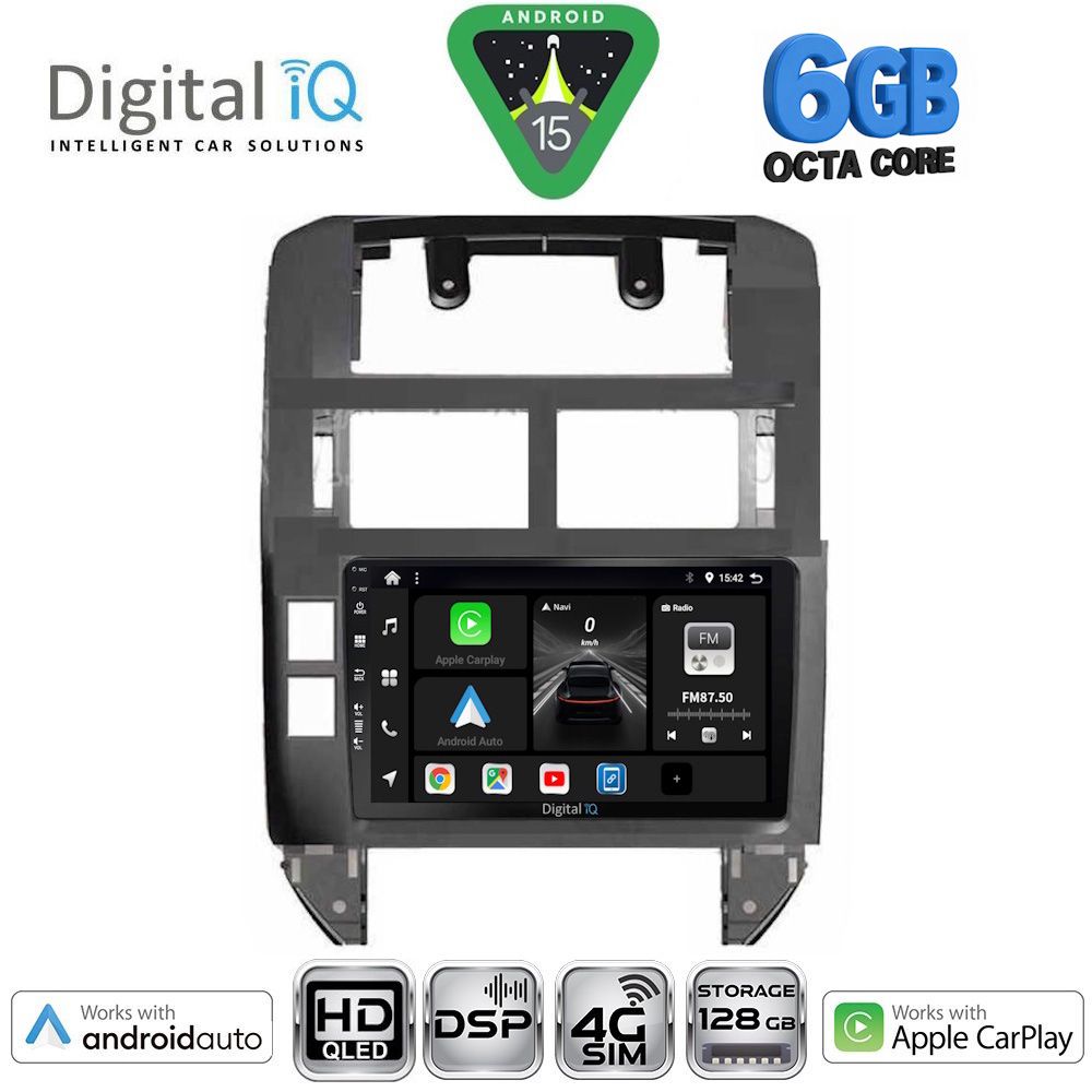 Βλησαρούλης Car Center - DIGITAL IQ BXF 17755_CPAA (9inc) MULTIMEDIA TABLET for VW POLO mod. 2002-2009