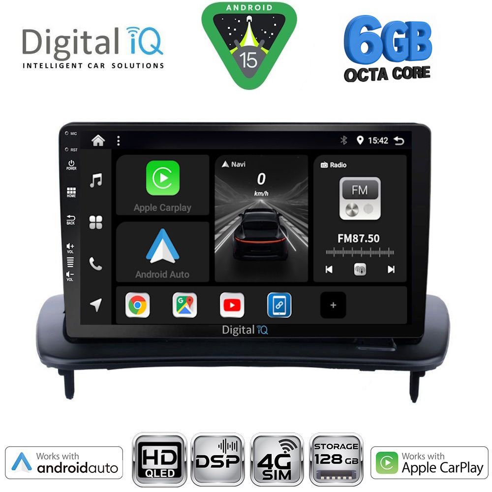 Βλησαρούλης Car Center - DIGITAL IQ BXF 17783_CPAA (9inc) MULTIMEDIA TABLET for VOLVO C30 - S40 mod. 2004-2013