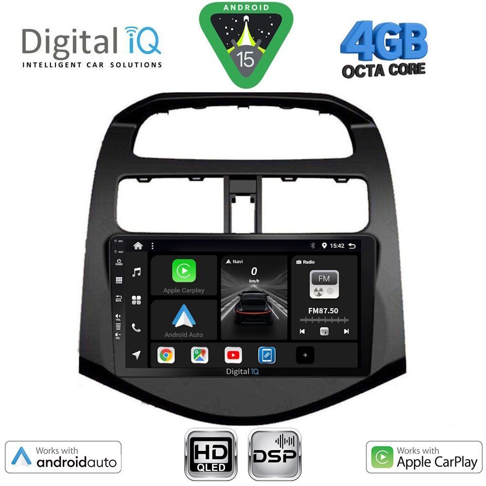 Βλησαρούλης Car Center - DIGITAL IQ BXF 16078_CPAA (9inc) MULTIMEDIA TABLET for CHEVROLET SPARK mod. 2009-2015