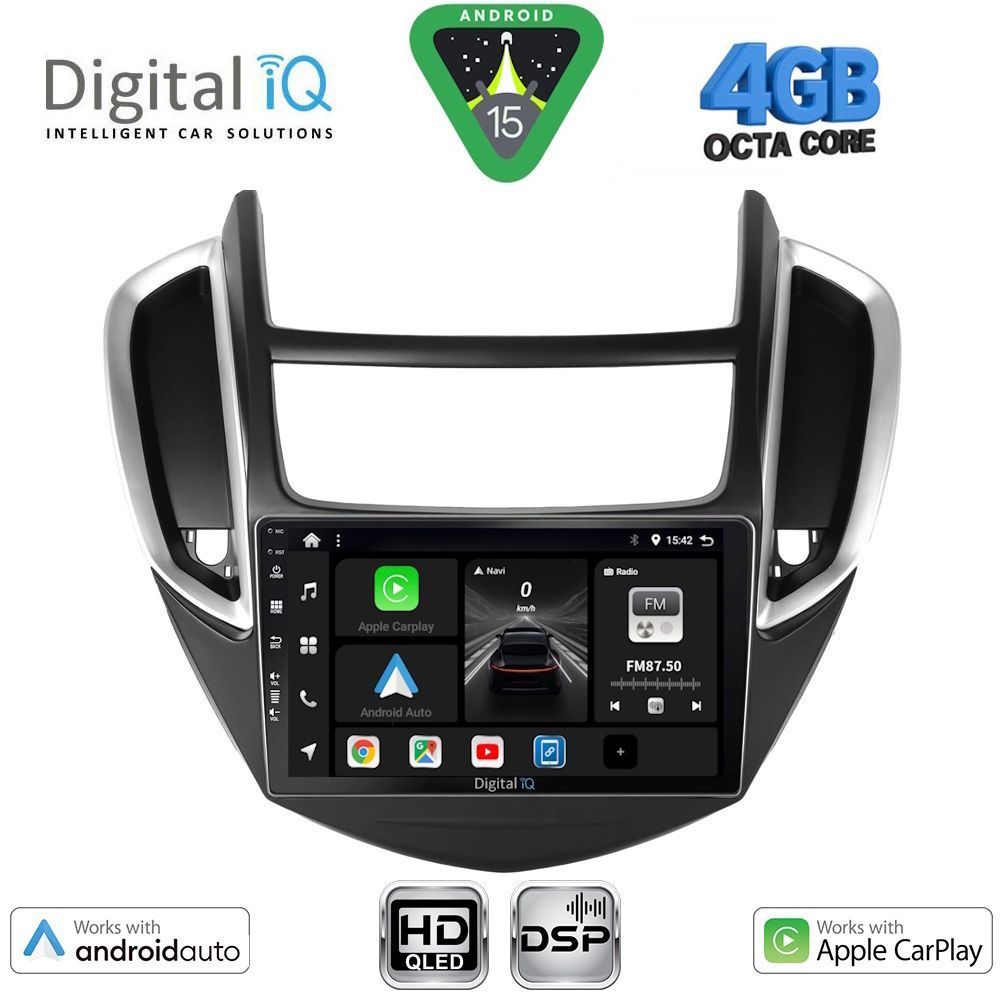 Βλησαρούλης Car Center - DIGITAL IQ BXF 16080_CPAA (9inc) MULTIMEDIA TABLET for CHEVROLET TRAX mod. 2014-2022