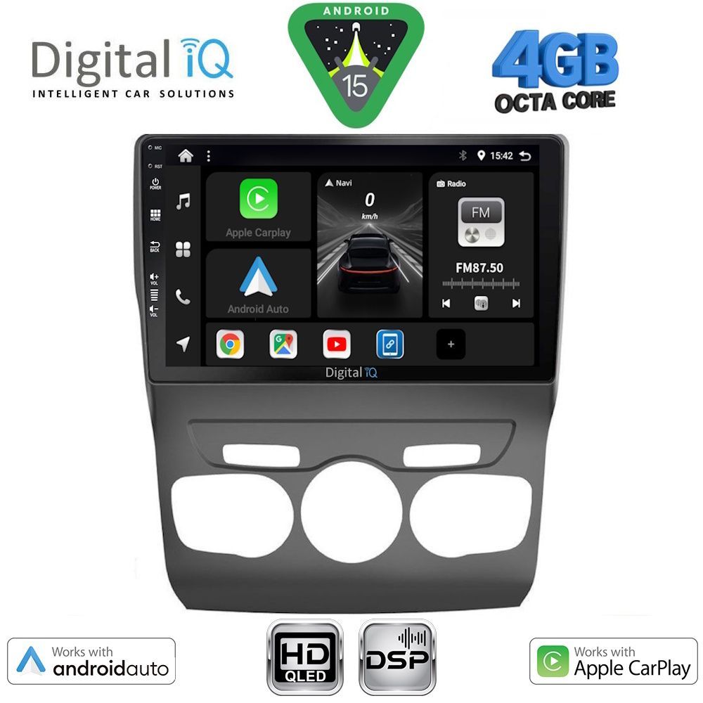 Βλησαρούλης Car Center - DIGITAL IQ BXF 16085_CPAA (10inc) MULTIMEDIA TABLET for CITROEN C4 -DS4 mod. 2011-2018