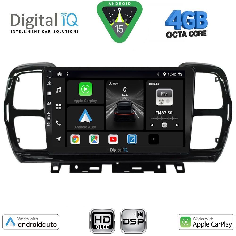 Βλησαρούλης Car Center - DIGITAL IQ BXF 16088_CPAA (9inc) MULTIMEDIA TABLET for CITROEN C5 AIRCROSS mod. 2017-2021