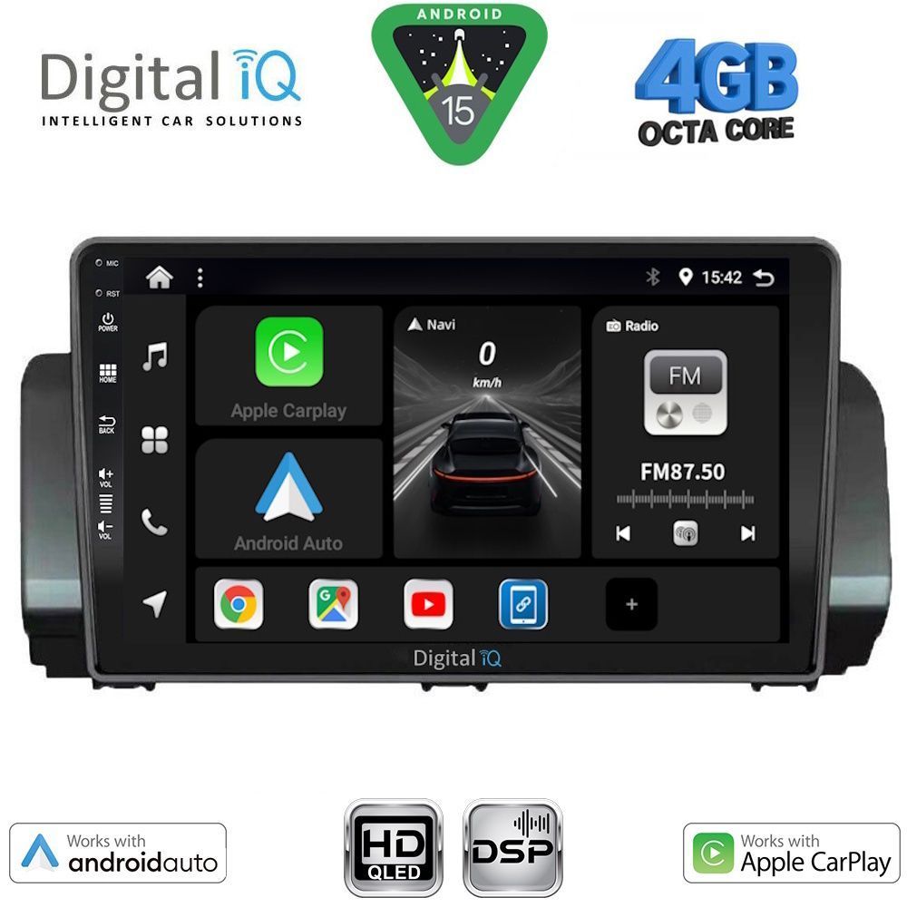 Βλησαρούλης Car Center - DIGITAL IQ BXF 16109_CPAA (9inc) MULTIMEDIA TABLET for DACIA LOGAN - SANDERO - JOGGER mod. 2020-2026